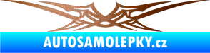 Samolepka Tetování 016 měděná metalíza