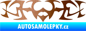 Samolepka Tetování 047 měděná metalíza