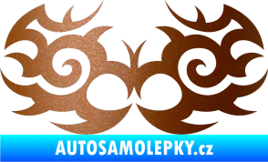 Samolepka Tetování 056 měděná metalíza