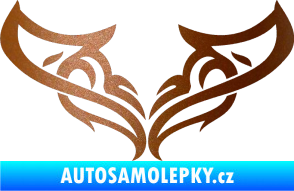 Samolepka Tetování 063 měděná metalíza