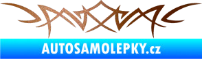 Samolepka Tetování 068 měděná metalíza