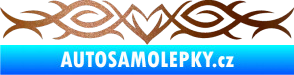 Samolepka Tetování 073 měděná metalíza