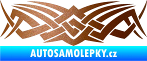 Samolepka Tetování 076 měděná metalíza