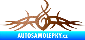 Samolepka Tetování 110 měděná metalíza