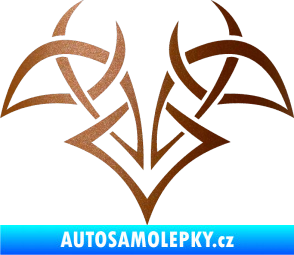 Samolepka Tetování 124 měděná metalíza
