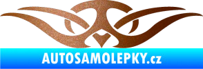 Samolepka Tetování 128 měděná metalíza