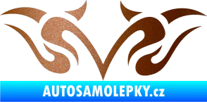Samolepka Tetování 129 měděná metalíza
