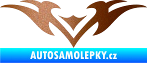 Samolepka Tetování 136 měděná metalíza