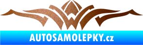 Samolepka Tetování 140 měděná metalíza