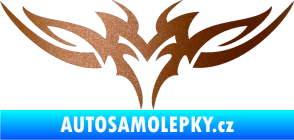 Samolepka Tetování 150 měděná metalíza