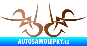 Samolepka Tetování 189 měděná metalíza
