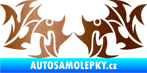 Samolepka Tetování 194 měděná metalíza