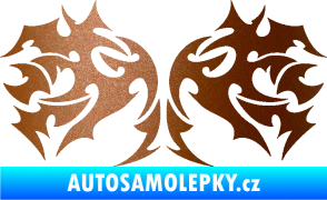 Samolepka Tetování 197 měděná metalíza