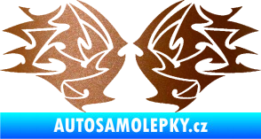 Samolepka Tetování 205 měděná metalíza