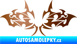 Samolepka Tetování 206 měděná metalíza