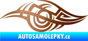 Samolepka Tetování 208 levá měděná metalíza