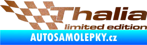 Samolepka Thalia limited edition levá měděná metalíza