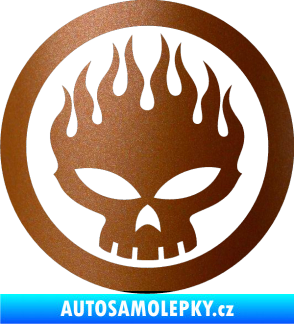 Samolepka The Offspring 002 měděná metalíza