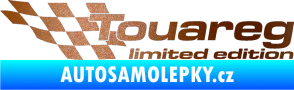 Samolepka Touareg limited edition levá měděná metalíza