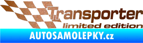 Samolepka Transporter limited edition levá měděná metalíza
