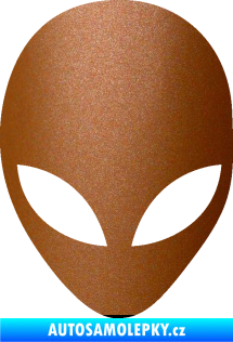 Samolepka UFO 002 měděná metalíza
