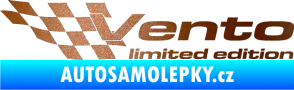 Samolepka Vento limited edition levá měděná metalíza