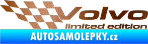 Samolepka Volvo limited edition levá měděná metalíza