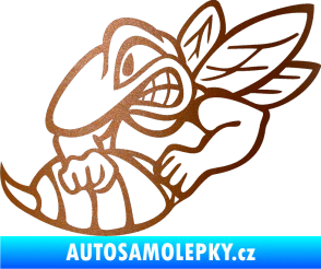 Samolepka Vosa levá měděná metalíza
