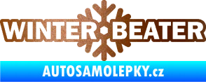 Samolepka Winter beater měděná metalíza