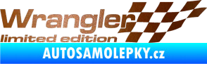Samolepka Wrangler limited edition pravá měděná metalíza