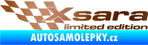 Samolepka Xsara limited edition levá měděná metalíza