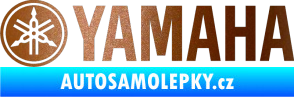 Samolepka Yamaha 001 měděná metalíza