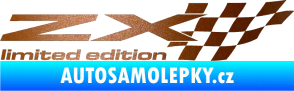 Samolepka ZX limited edition pravá měděná metalíza