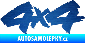 Samolepka 4x4 varianta 015 škrábaný kov modrý