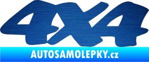 Samolepka 4x4 varianta 017 škrábaný kov modrý
