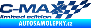 Samolepka C-MAX limited edition pravá škrábaný kov modrý