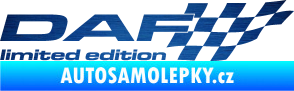 Samolepka DAF limited edition pravá škrábaný kov modrý