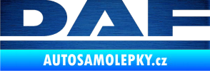 Samolepka DAF škrábaný kov modrý