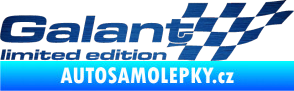 Samolepka Galant limited edition pravá škrábaný kov modrý