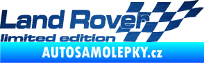 Samolepka Land Rover limited edition pravá škrábaný kov modrý