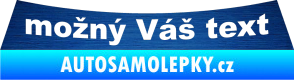 Samolepka Opel Omega 90 - přední škrábaný kov modrý
