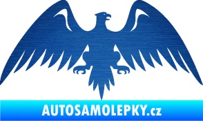 Samolepka Orlice 003 pravá škrábaný kov modrý
