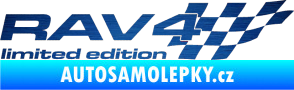 Samolepka RAV4 limited edition pravá škrábaný kov modrý
