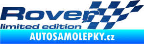 Samolepka Rover limited edition pravá škrábaný kov modrý