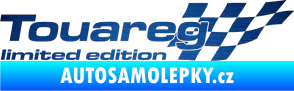Samolepka Touareg limited edition pravá škrábaný kov modrý