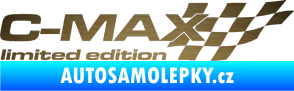 Samolepka C-MAX limited edition pravá škrábaný kov zlatý