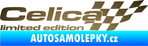 Samolepka Celica limited edition pravá škrábaný kov zlatý