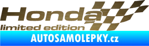 Samolepka Honda limited edition pravá škrábaný kov zlatý