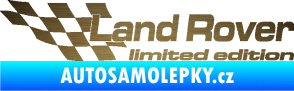 Samolepka Land Rover limited edition levá škrábaný kov zlatý