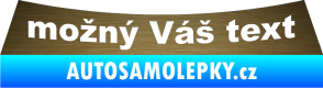 Samolepka Opel Astra G - zadní škrábaný kov zlatý